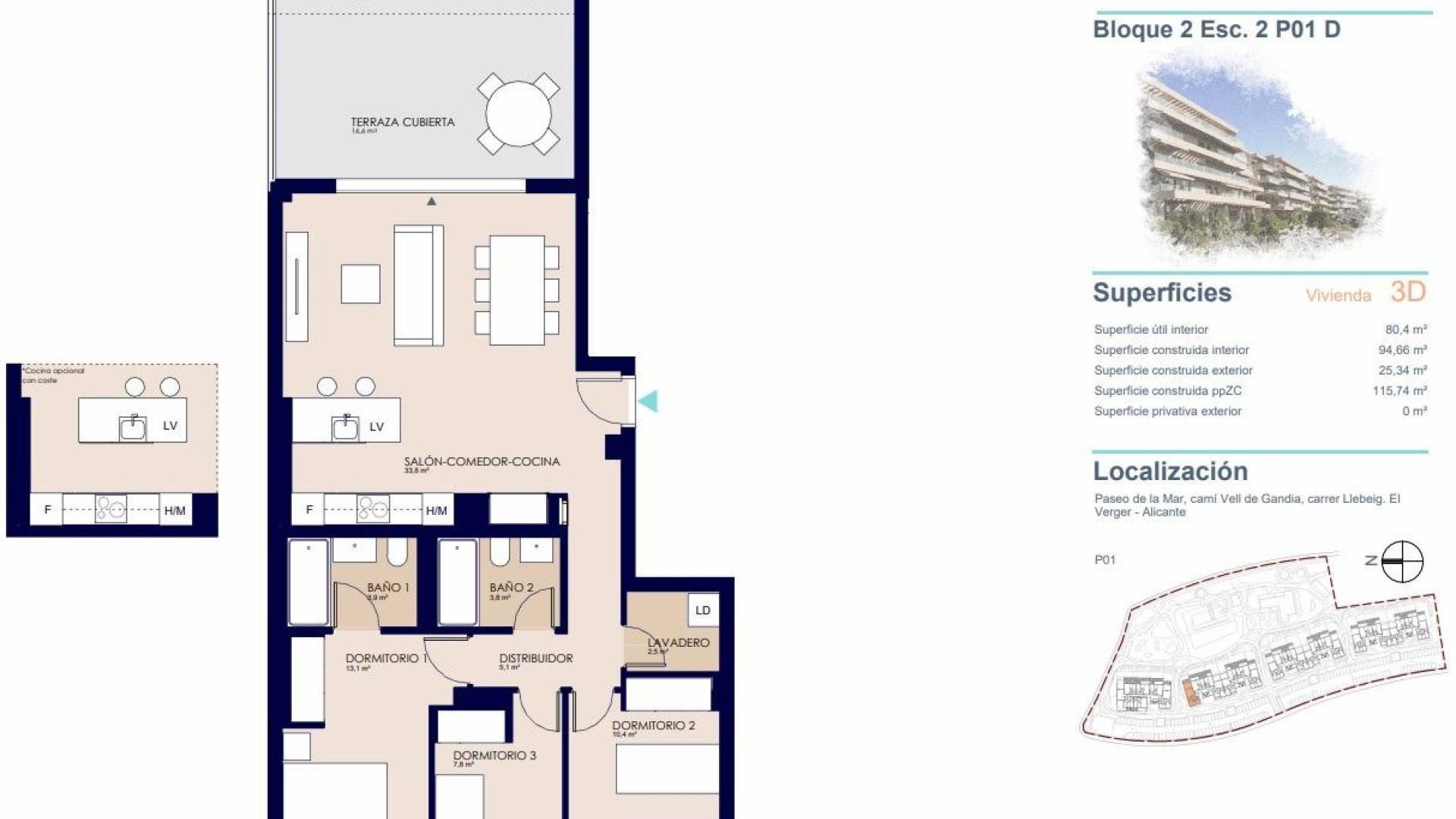 Nieuwbouw - Apartment - Denia - Playa de La Almadraba