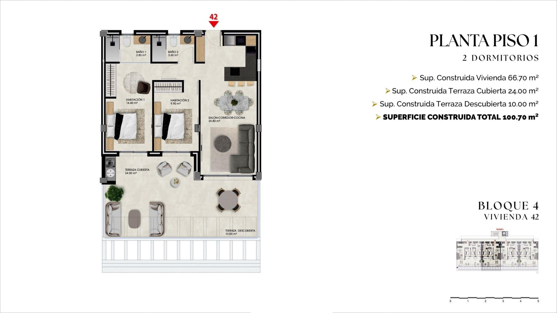 Nieuwbouw - Apartment - Finestrat - Balcón De Finestrat