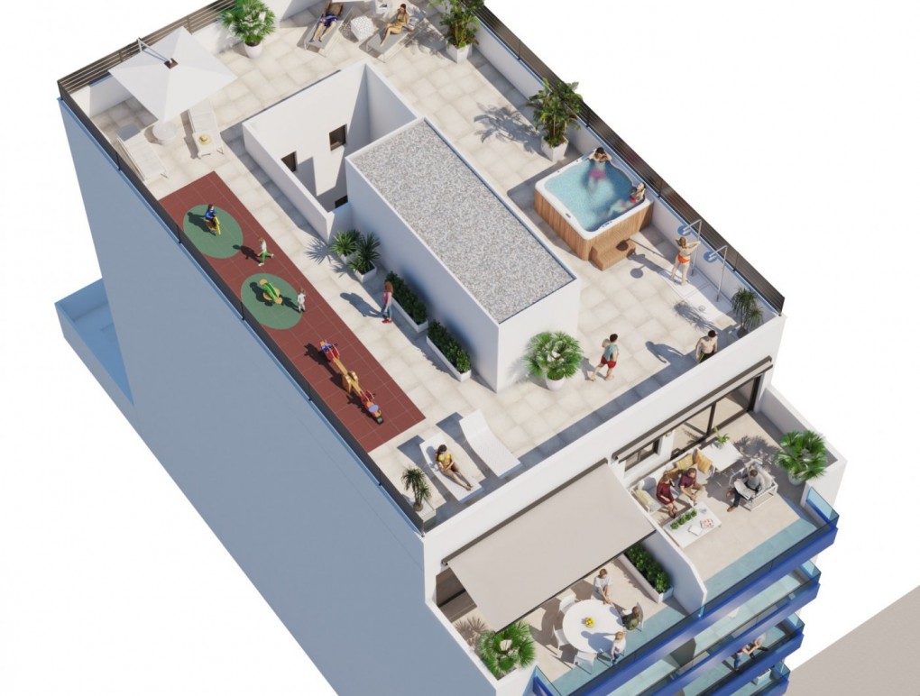 Nieuwbouw - Apartment - Guardamar del Segura - Pueblo