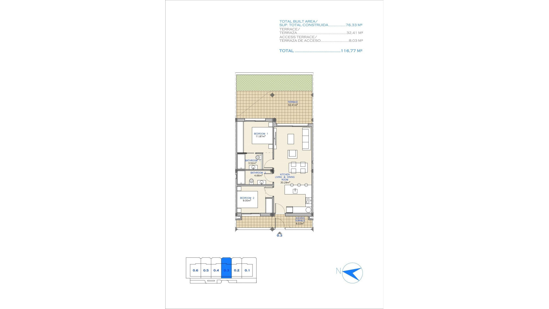 Nieuwbouw - Apartment - Los Alcazares - Serena Golf