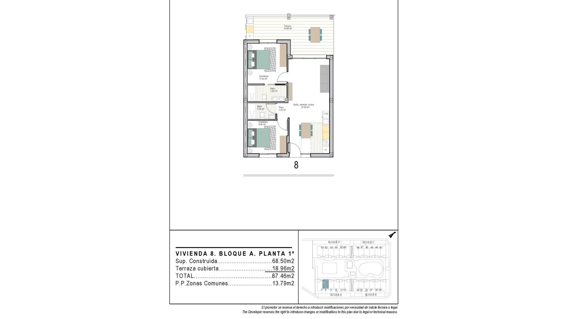 Nieuwbouw - Apartment - Torre Pacheco - San Cayetano