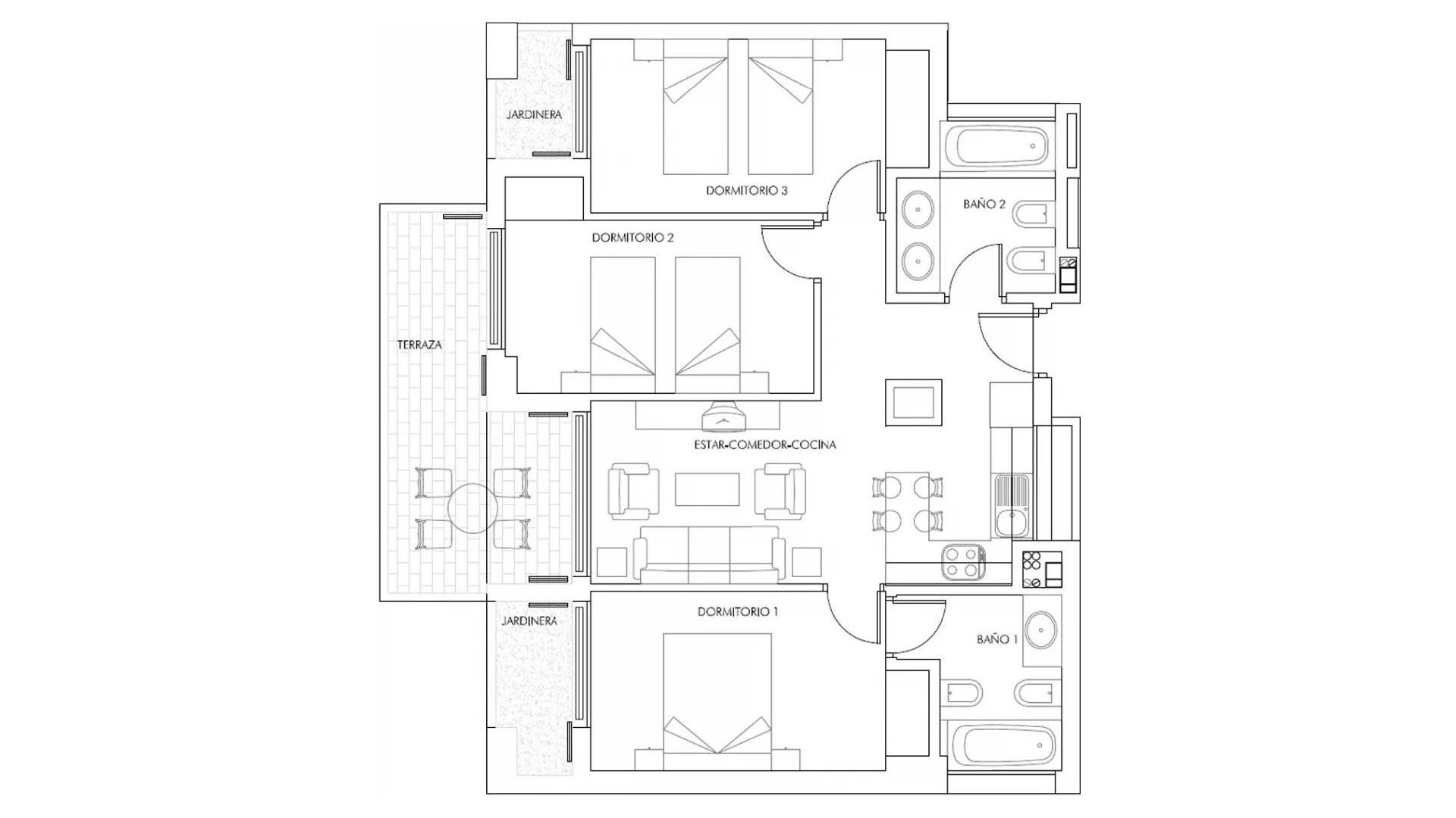 Nieuwbouw - Apartment - Vera - Puerto del Rey