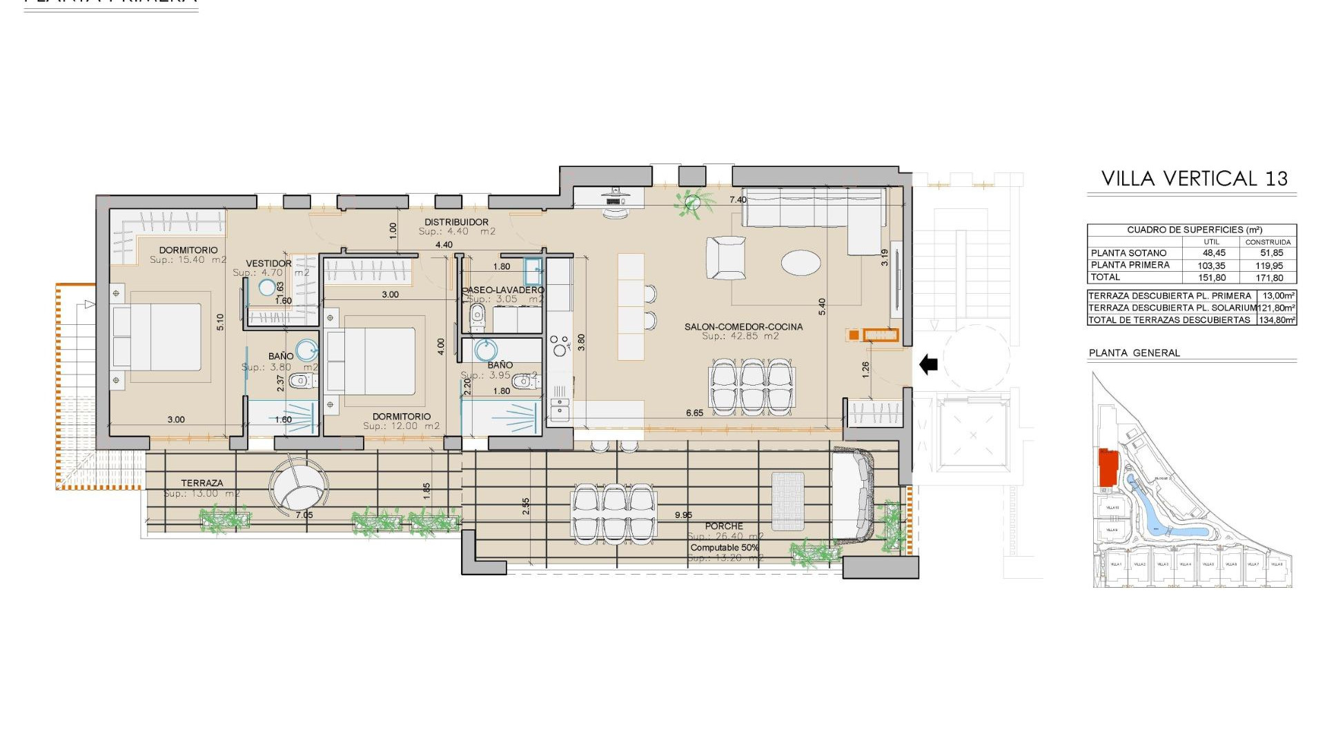 Nieuwbouw - Bungalow - San Juan de los Terreros - Mar De Pulpí