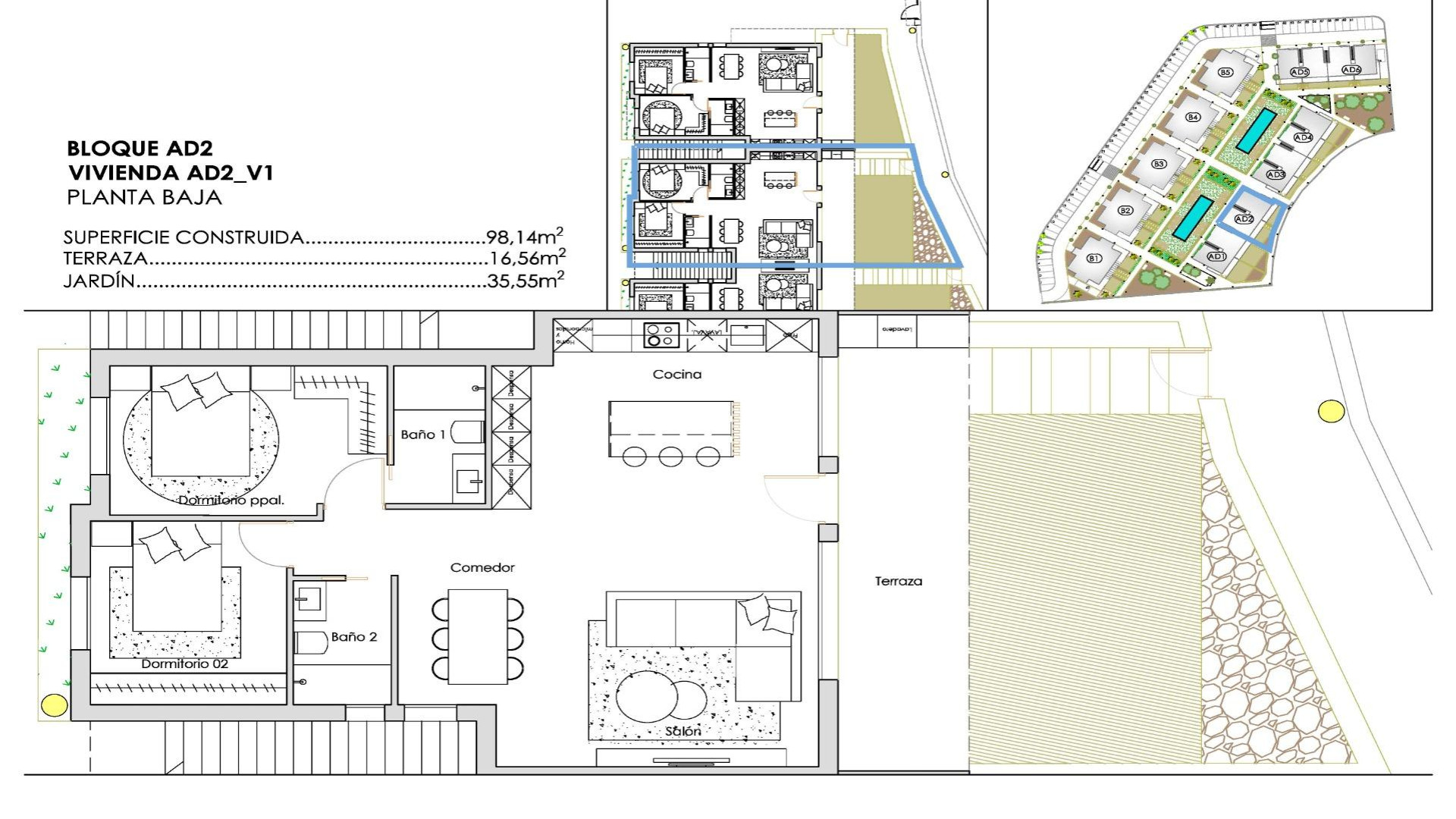 Nieuwbouw - Bungalow - Torre Pacheco - Santa Rosalia Lake And Life Resort