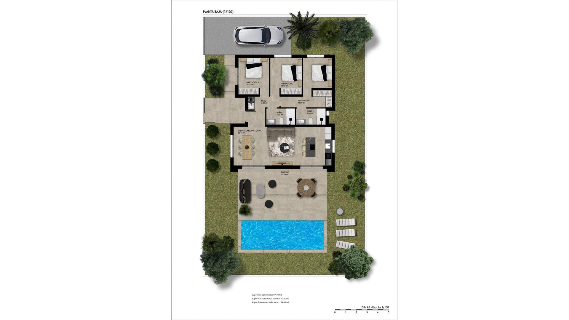 Nieuwbouw - Detached Villa - Hondon de las Nieves - Urbaniz La Montañosa