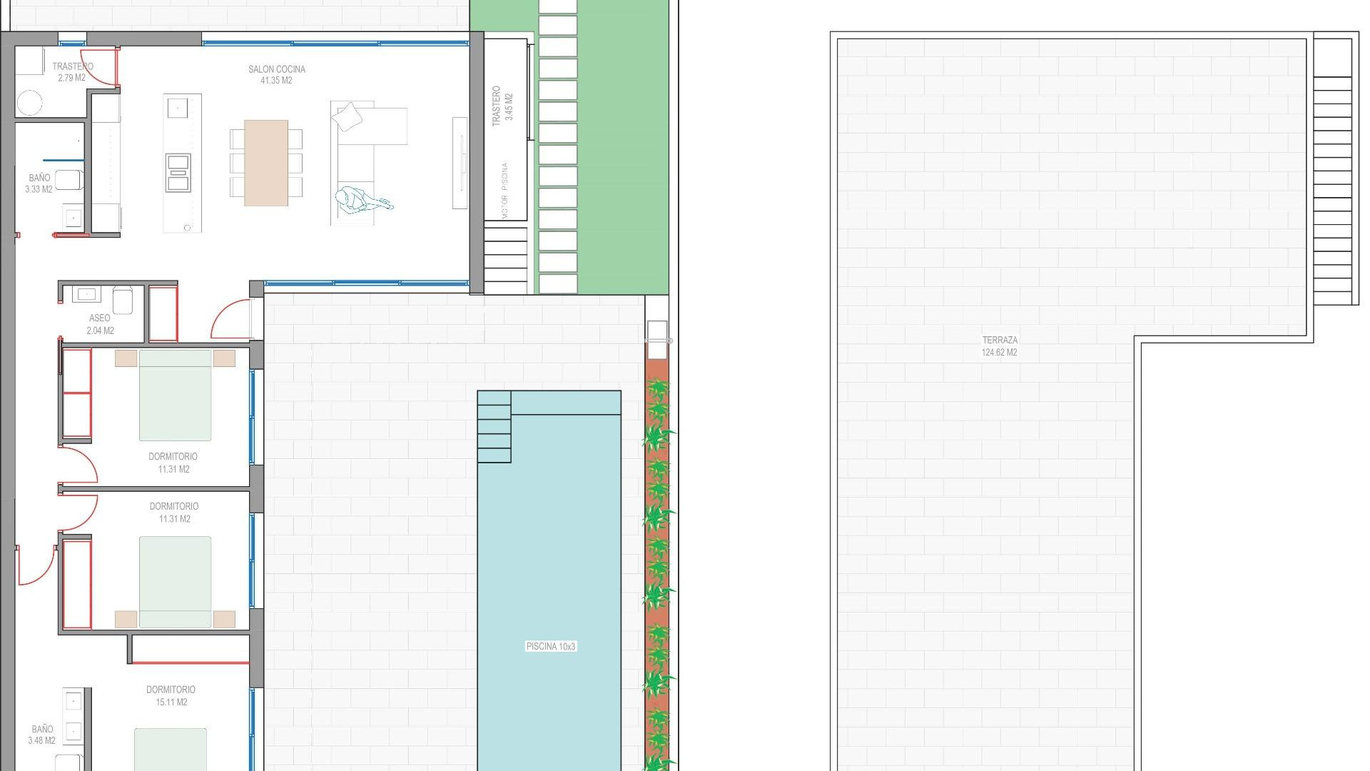Nieuwbouw - Detached Villa - Los Alcazares - Serena Golf