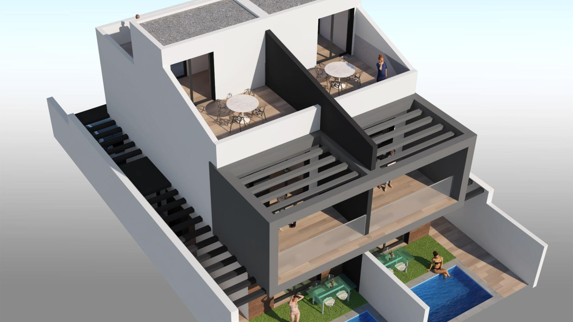 Nieuwbouw - Detached Villa - San Javier - Santiago De La Ribera