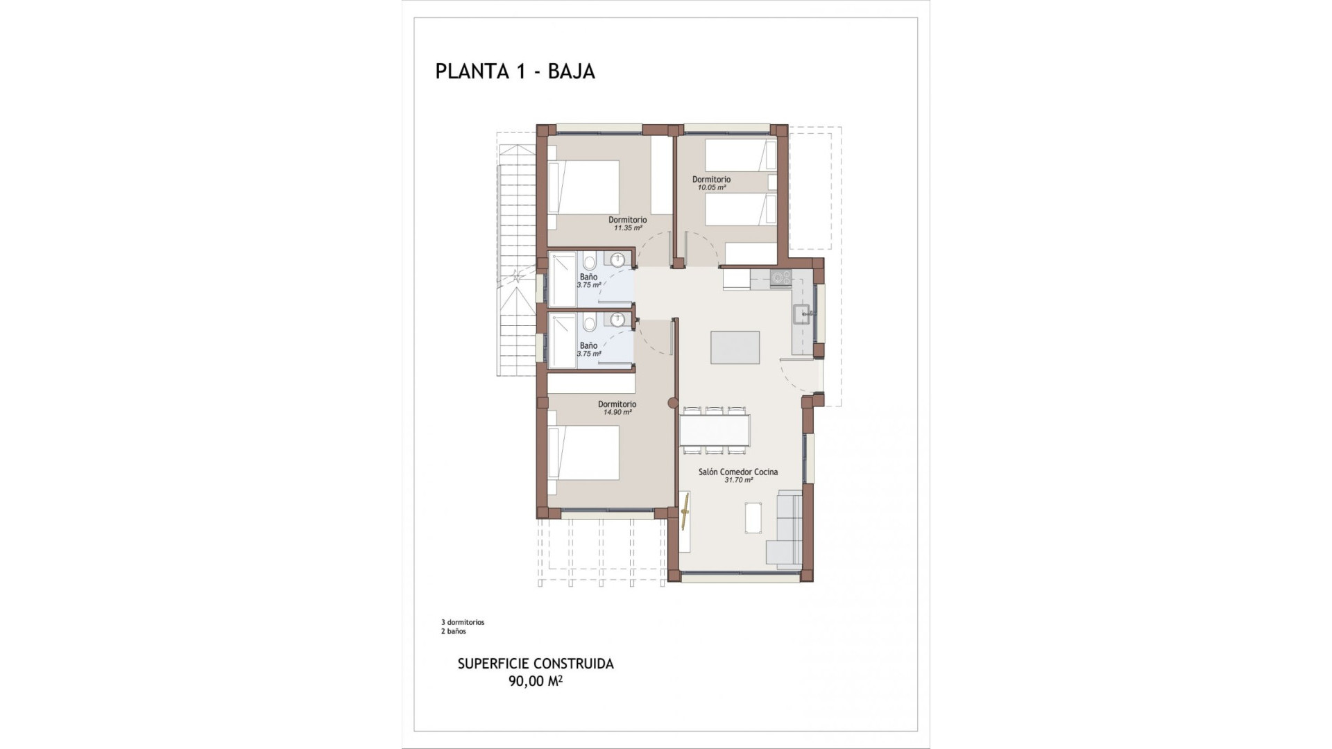 Nieuwbouw - Detached Villa - Vera - Vera Playa