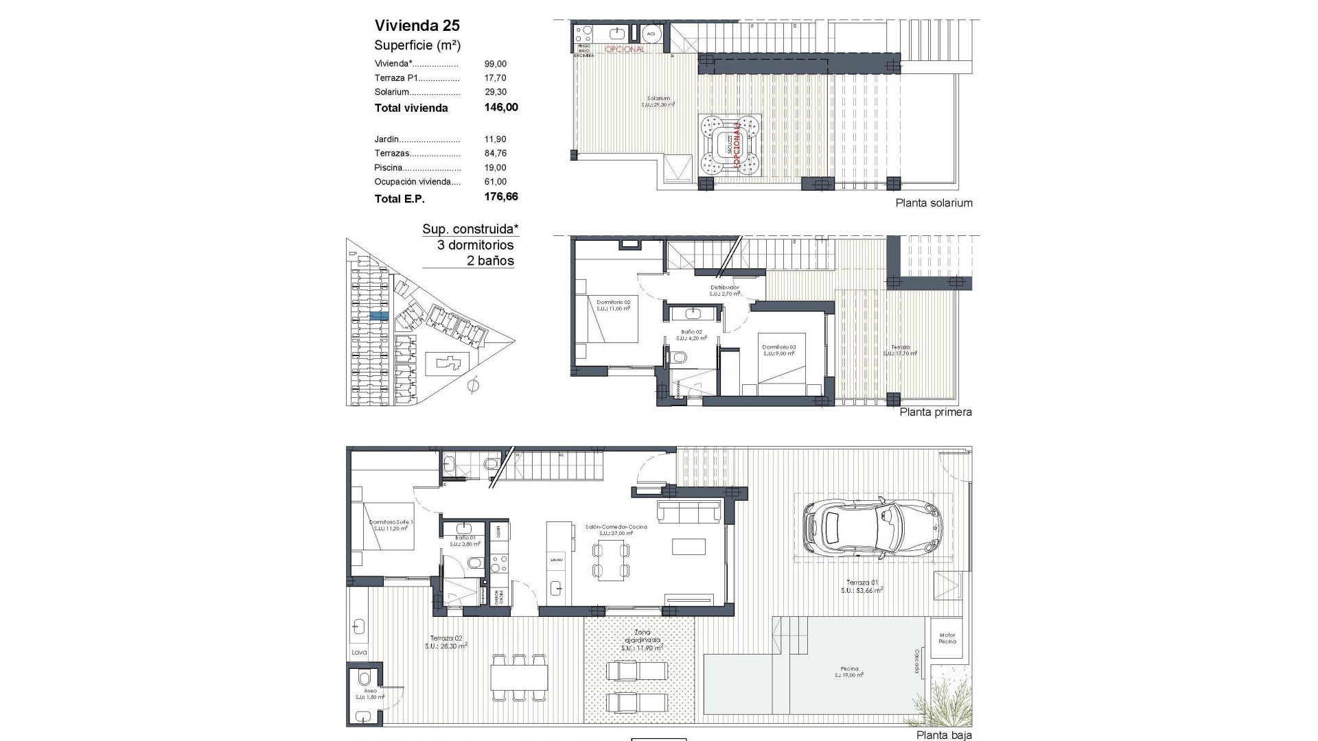 Nieuwbouw - Half vrijstaand huis - Los Alcazares - Serena Golf