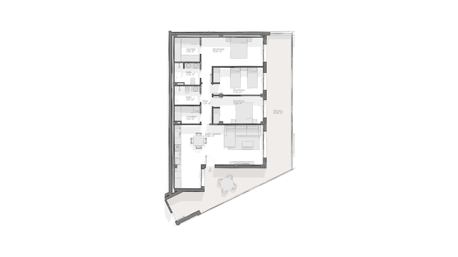 Nouvelle construction - Apartment - Aguilas - Playa del Hornillo