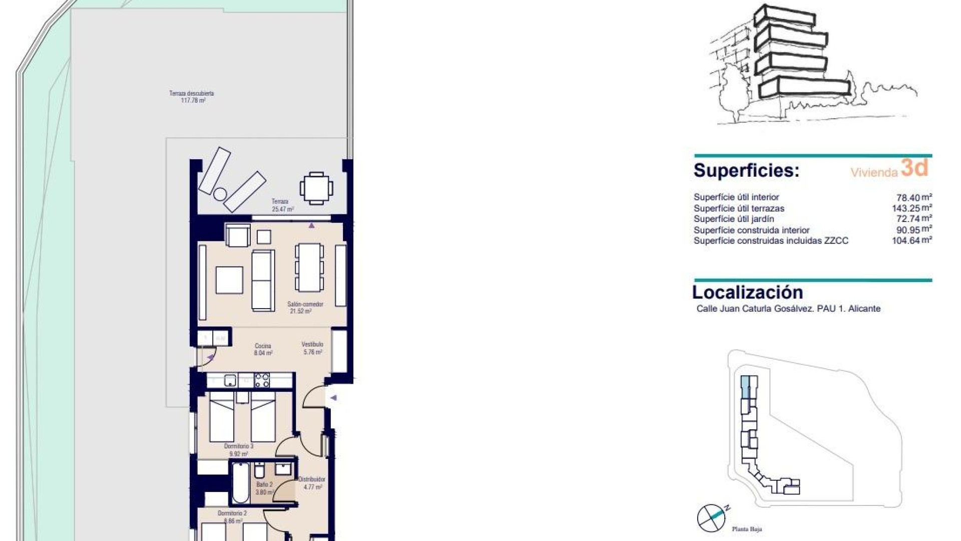 Nouvelle construction - Apartment - Alicante - PAU 1