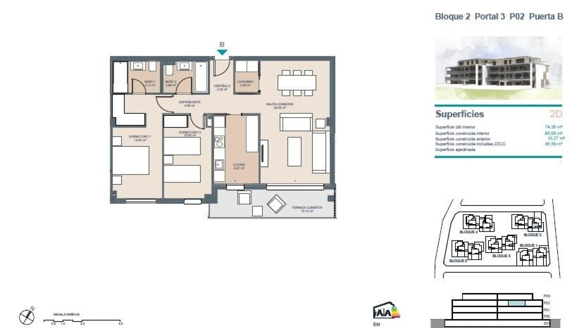 Nouvelle construction - Apartment - Godella - Urb. Campolivar