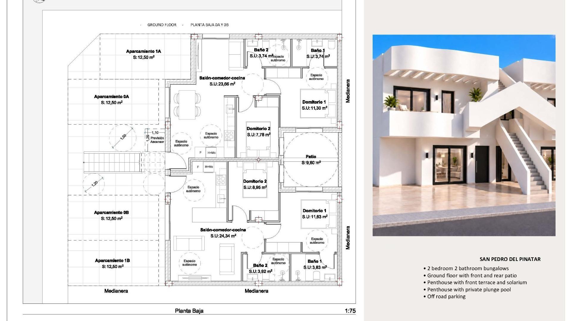Nouvelle construction - Bungalow - San Pedro del Pinatar - Los Peñascos