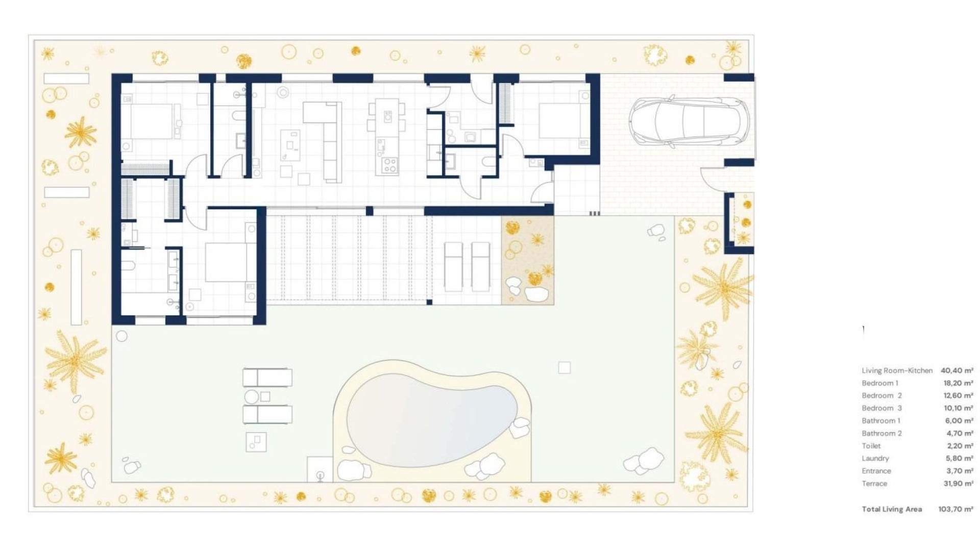 Nouvelle construction - Detached Villa - Banos y Mendigo - Altaona Golf
