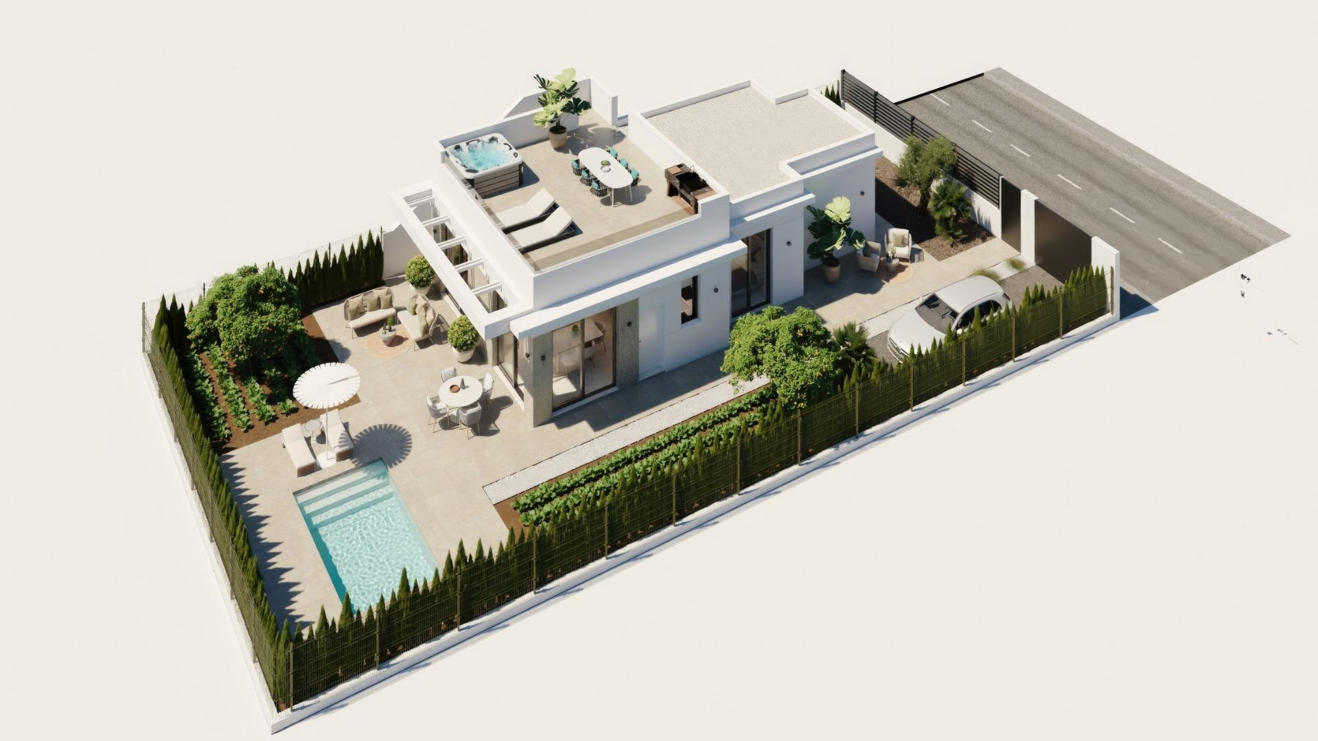 Nouvelle construction - Detached Villa - Fuente Alamo de Murcia - Hacienda Del Álamo Golf