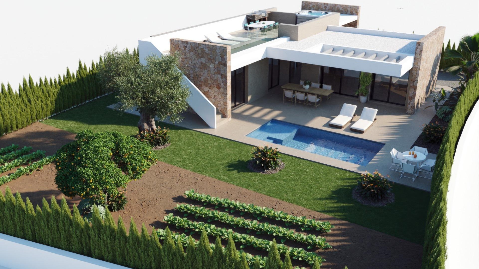 Nouvelle construction - Detached Villa - Fuente Alamo de Murcia - Hacienda del Alamo