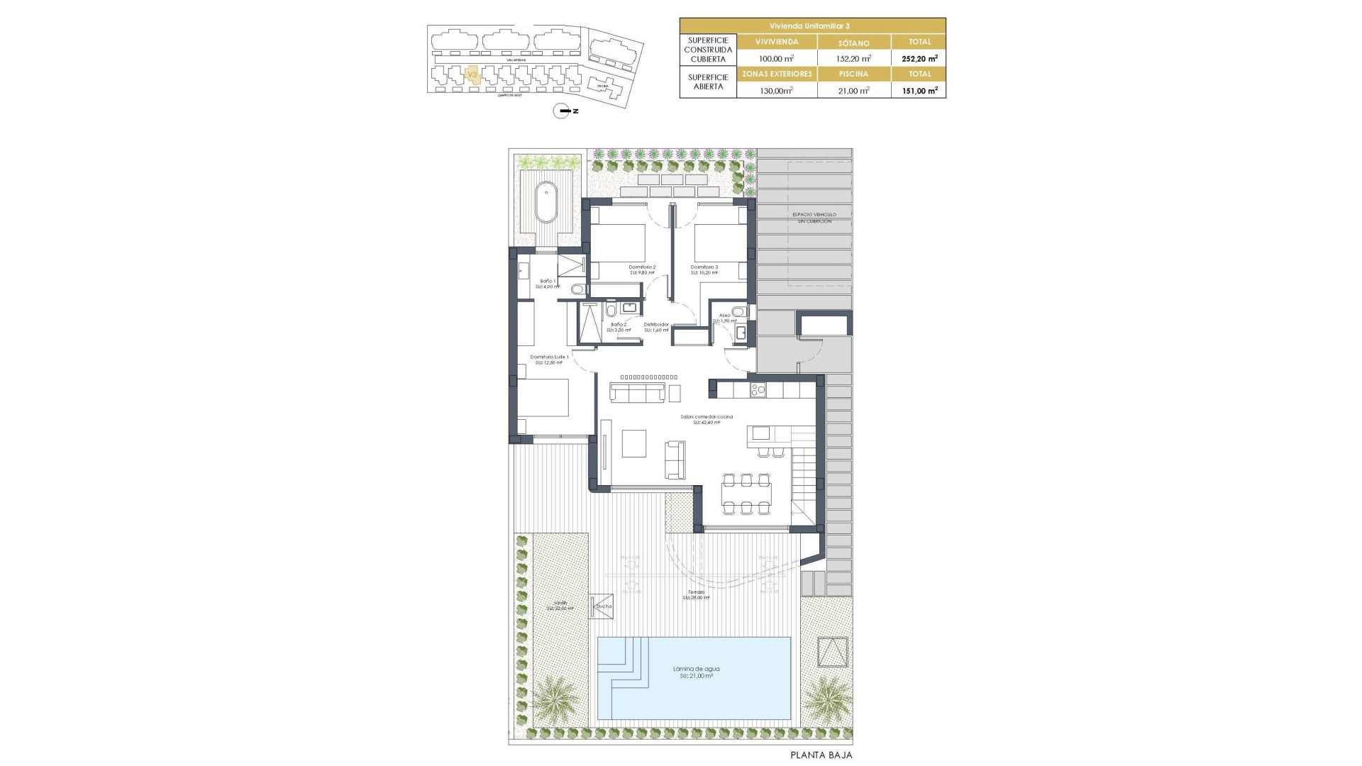 Nouvelle construction - Detached Villa - Los Alcazares - Serena Golf
