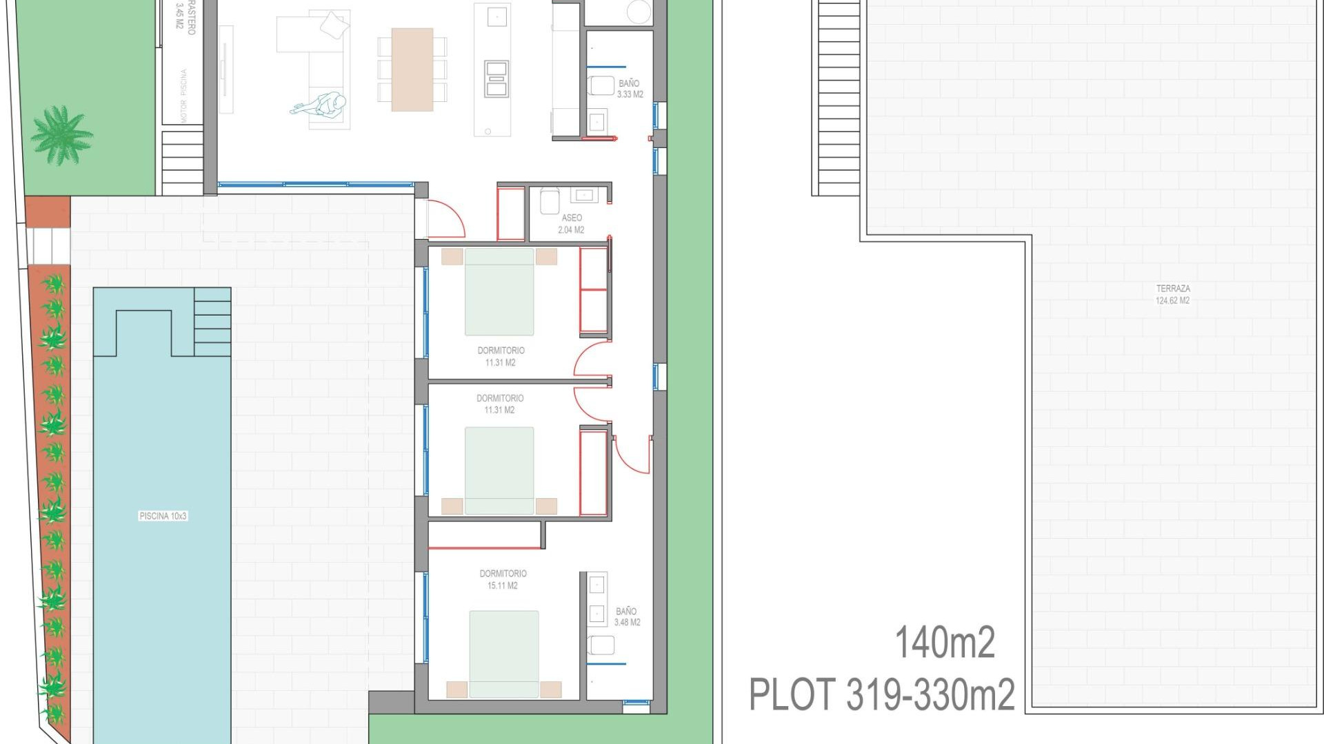 Nouvelle construction - Detached Villa - San Javier - Parque del doce