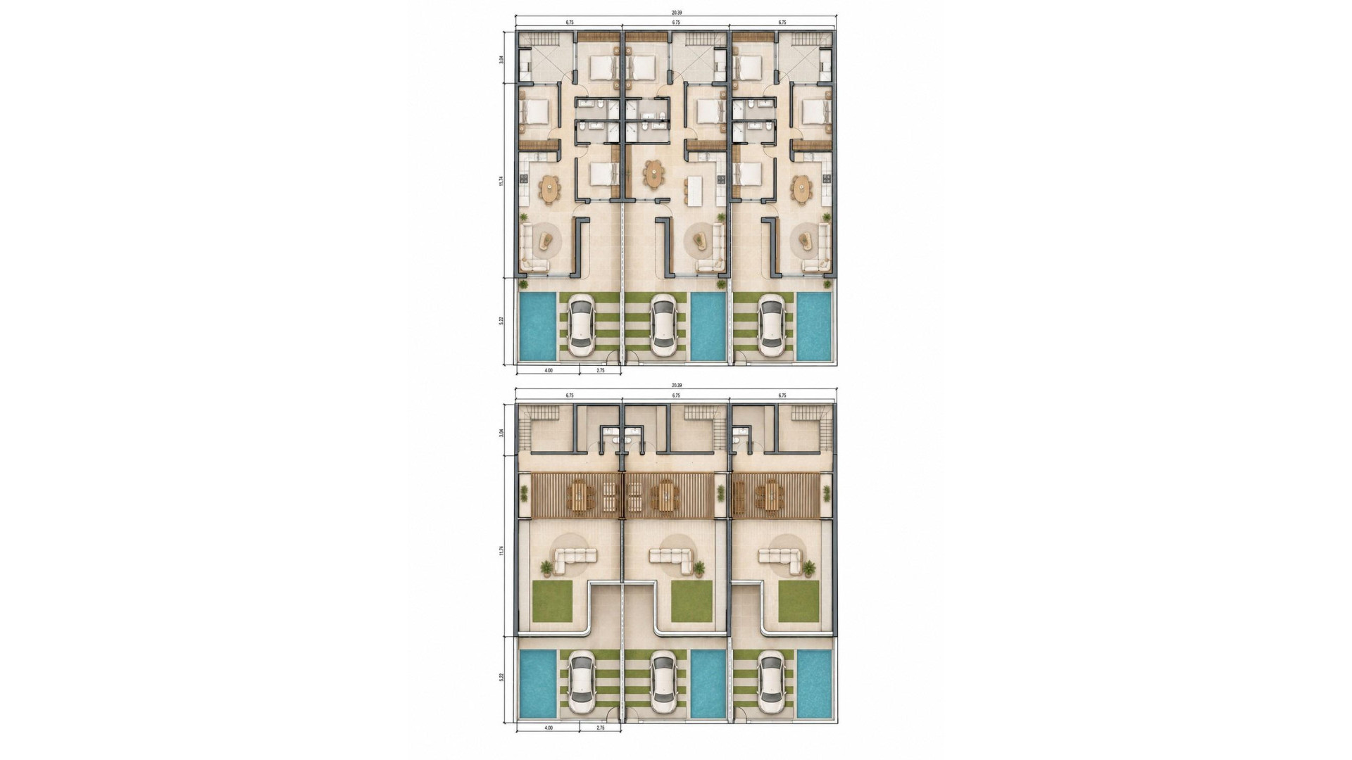 Nouvelle construction - Maison de ville - San Pedro del Pinatar - Pueblo