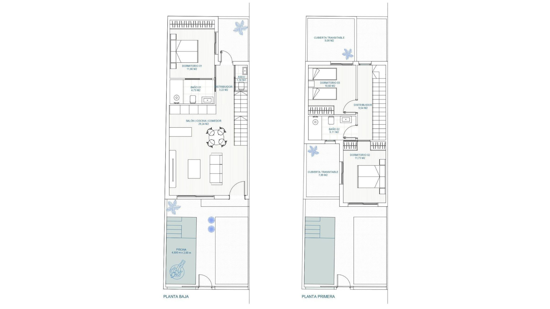 Nouvelle construction - Maison de ville - Torre Pacheco - pueblo
