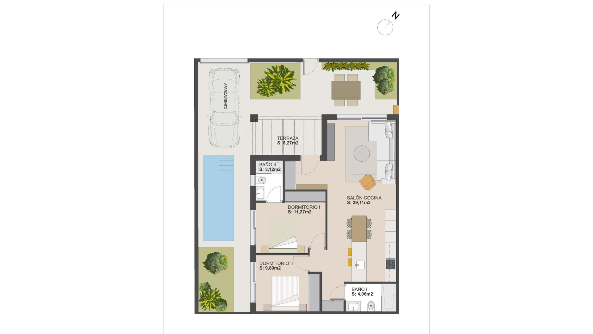 Nouvelle construction - Maison jumelée - Torre Pacheco - El Alba