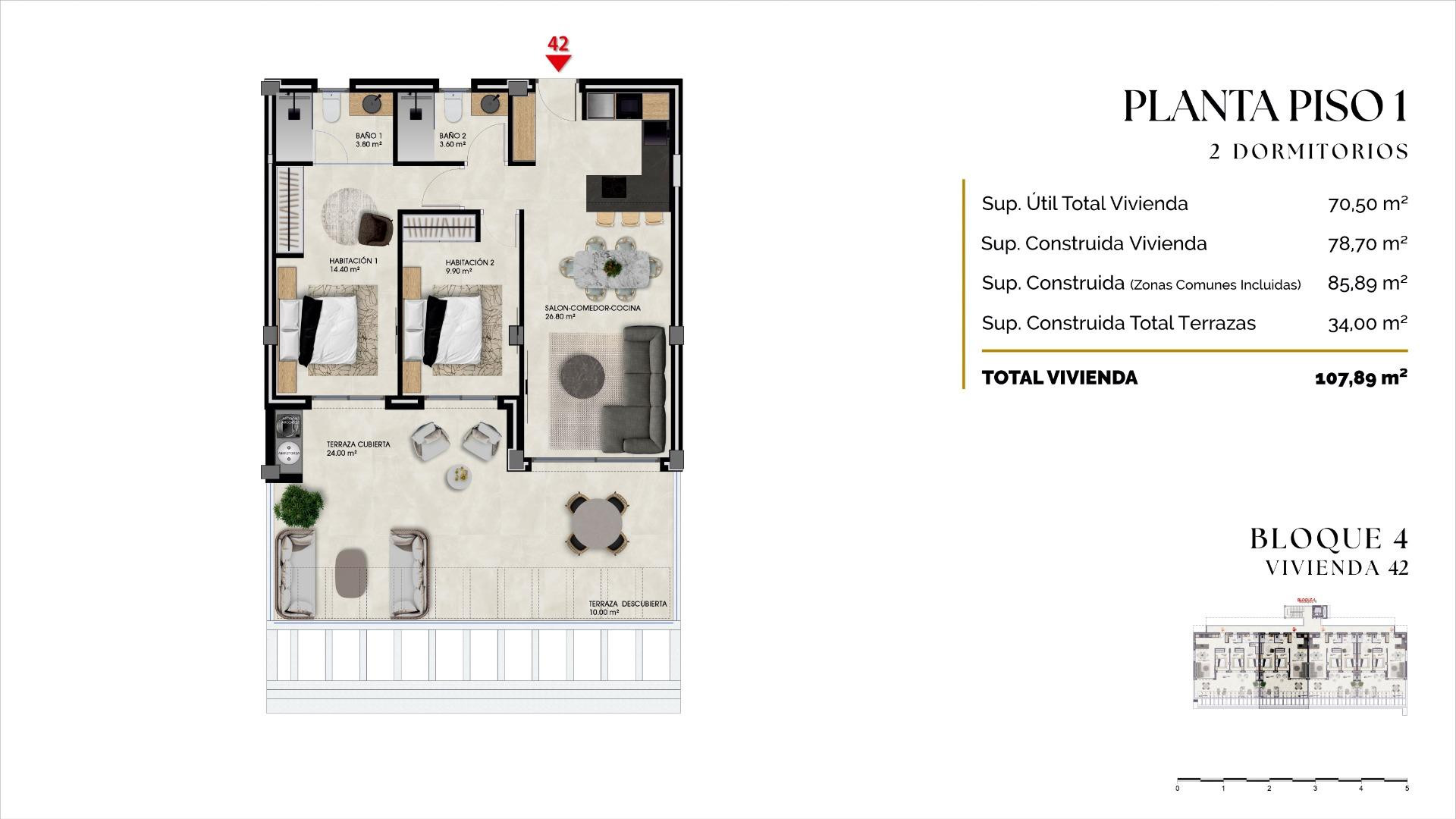 Nowa konstrukcja - Apartment - Finestrat - Balcón De Finestrat