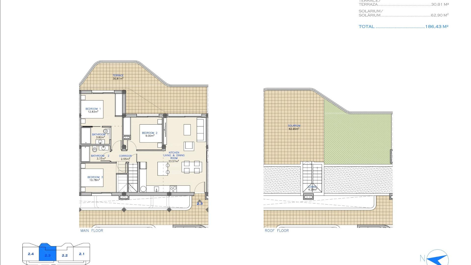 Nowa konstrukcja - Apartment - Los Alcazares - Serena Golf