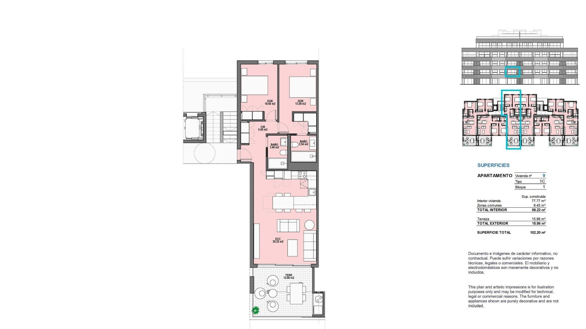 Nowa konstrukcja - Apartment - Torre Pacheco - Santa Rosalia Lake And Life Resort