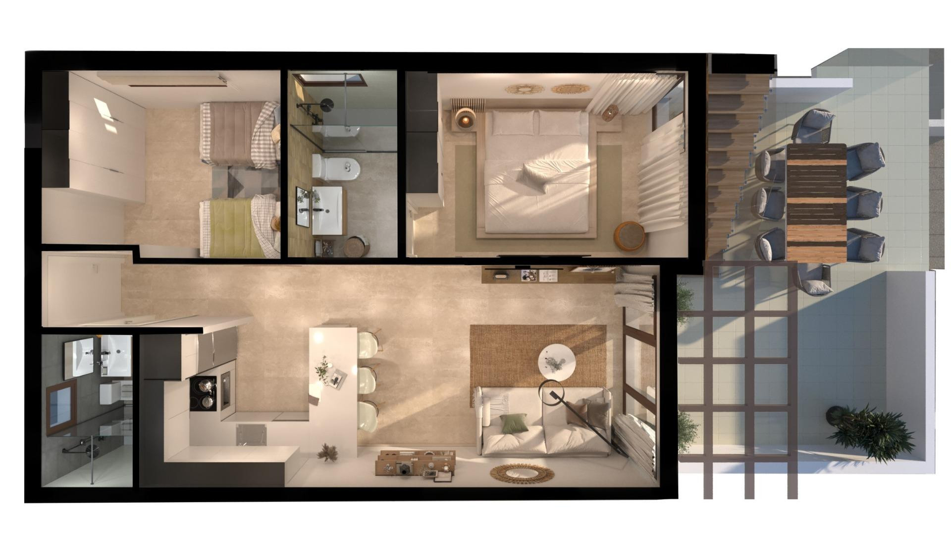 Nowa konstrukcja - Apartment - Vera - Vera Playa