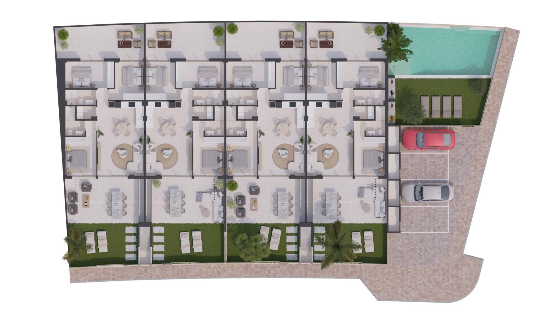 Nowa konstrukcja - Bungalow - San Pedro del Pinatar - Los Cuarteros