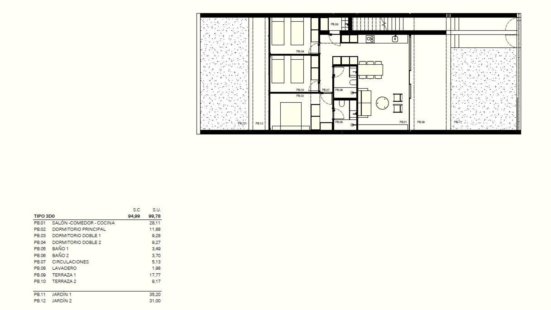 Nowa konstrukcja - Bungalow - Torrevieja - Los Balcones