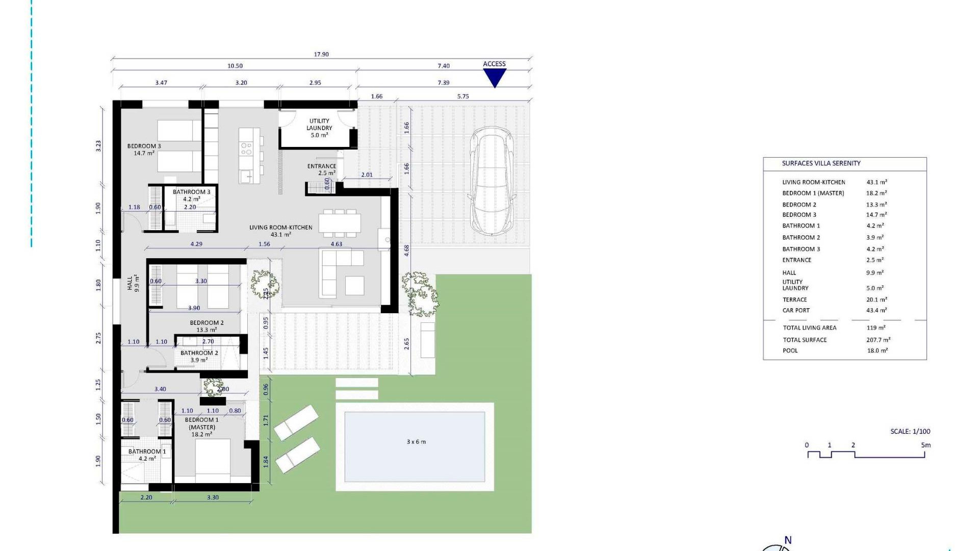 Nowa konstrukcja - Detached Villa - Banos y Mendigo - Altaona Golf