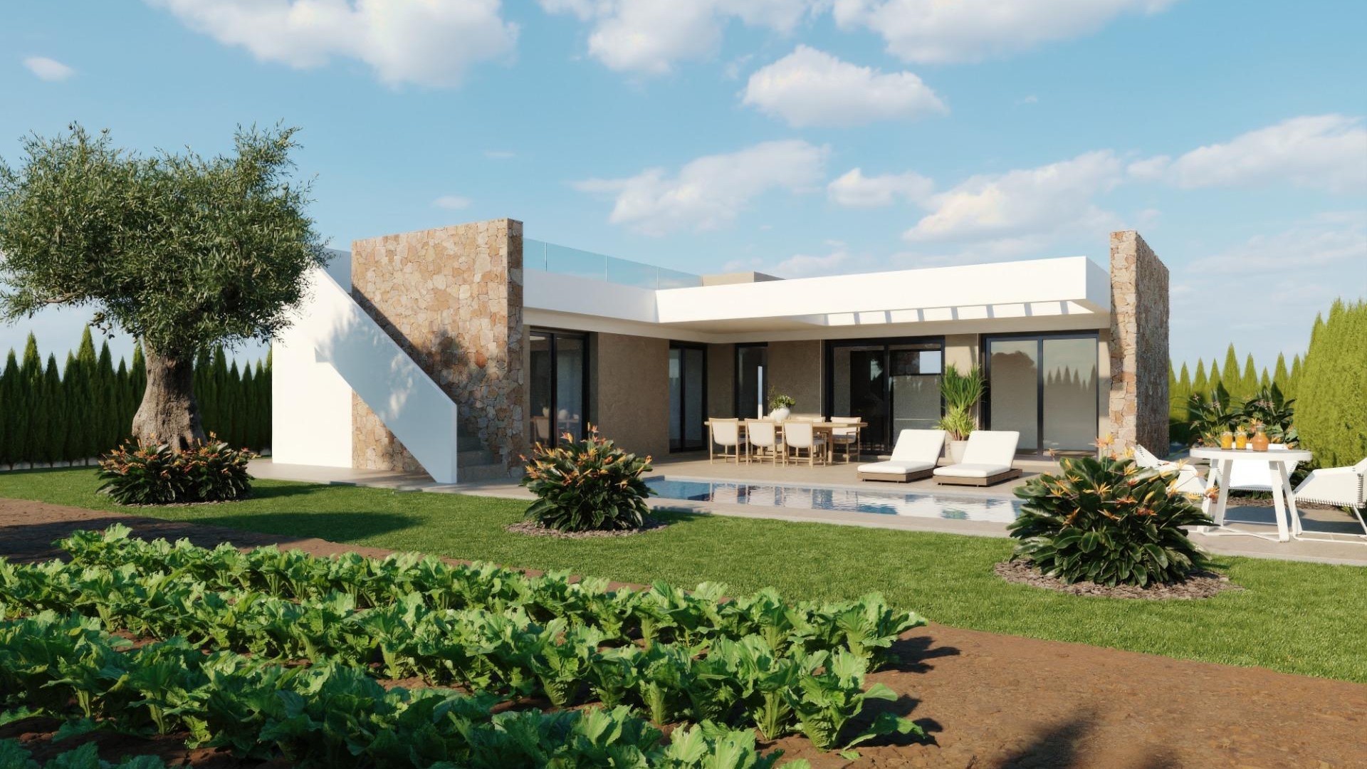 Nowa konstrukcja - Detached Villa - Fuente Alamo de Murcia - Hacienda del Alamo