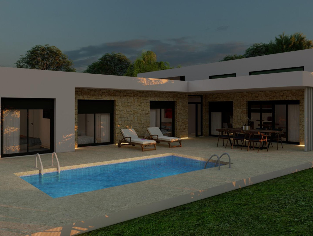 Nowa konstrukcja - Detached Villa - Pinoso - Campo