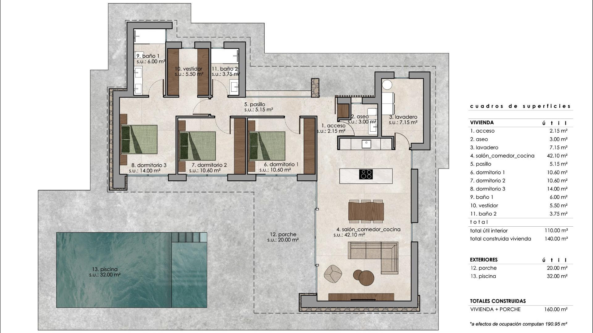 Nowa konstrukcja - Detached Villa - Pinoso - Lel