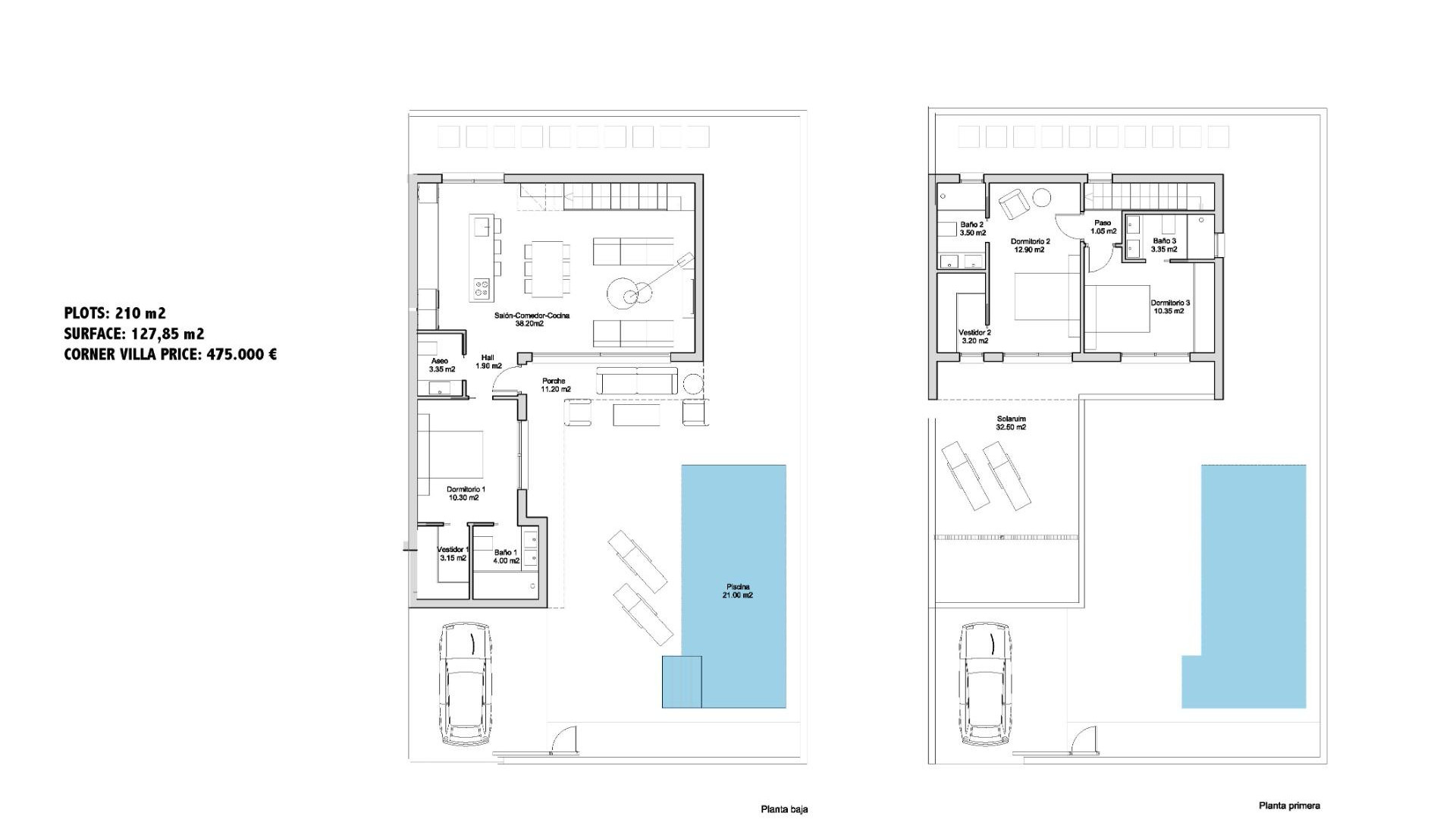 Nowa konstrukcja - Detached Villa - San Javier - Parque de los leones
