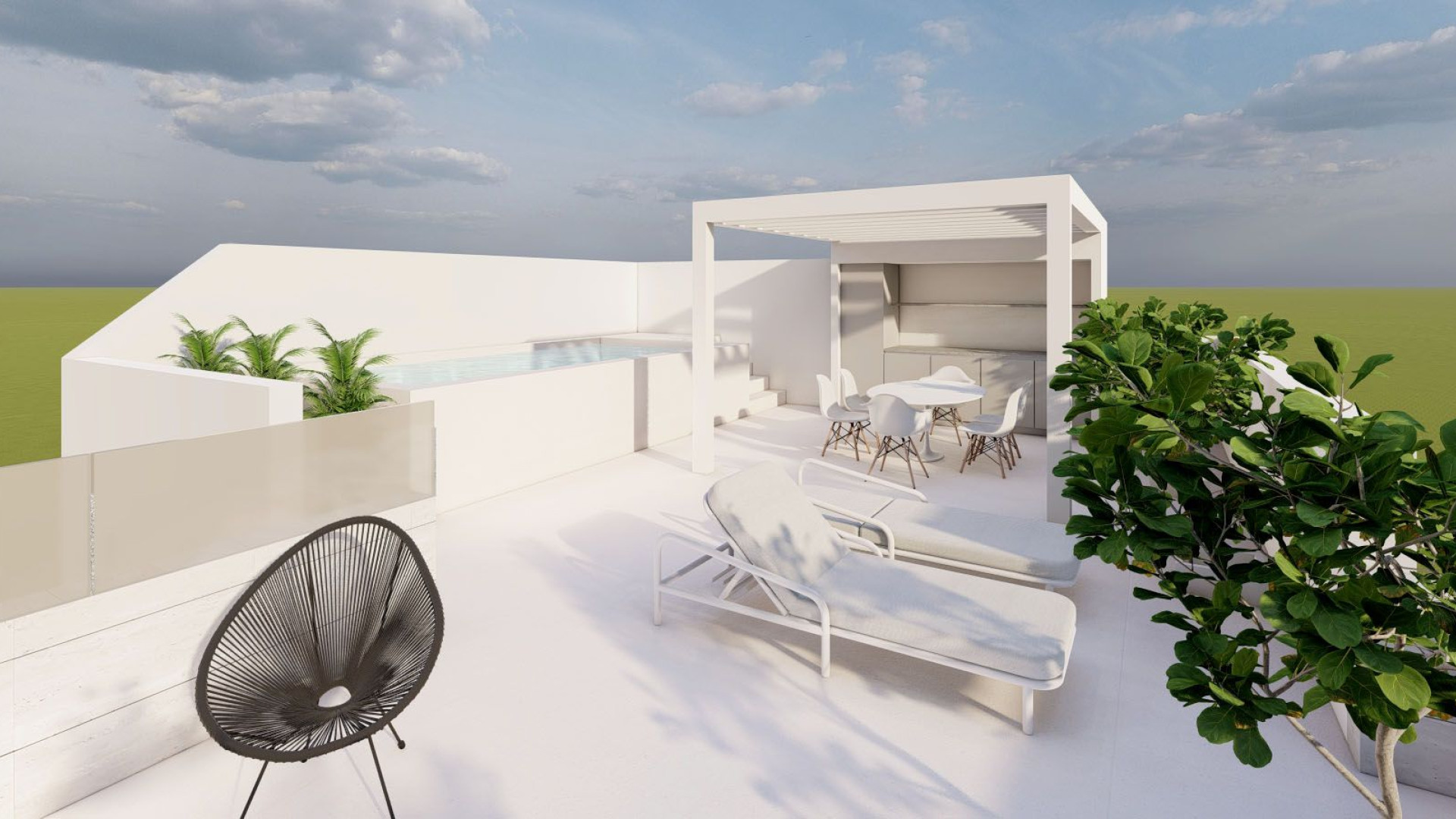 Obra Nueva - Bungalow - Pilar de La Horadada - pueblo