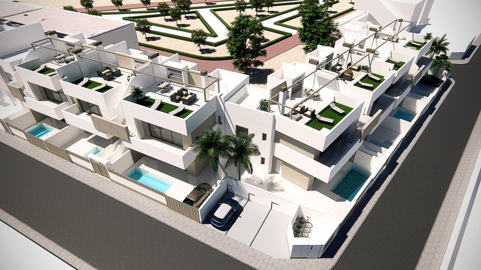 Obra Nueva - Bungalow - Pilar de La Horadada - pueblo