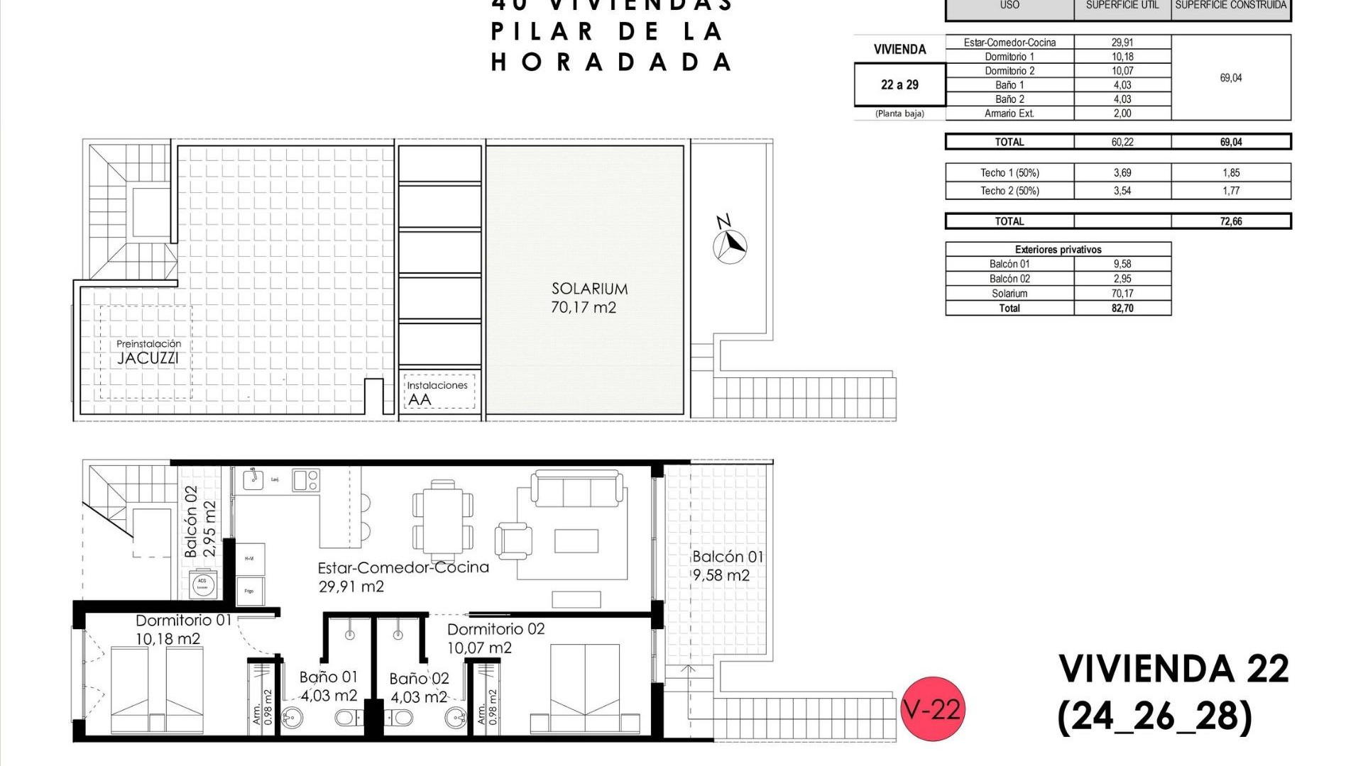 Obra Nueva - Bungalow - Pilar de La Horadada - pueblo