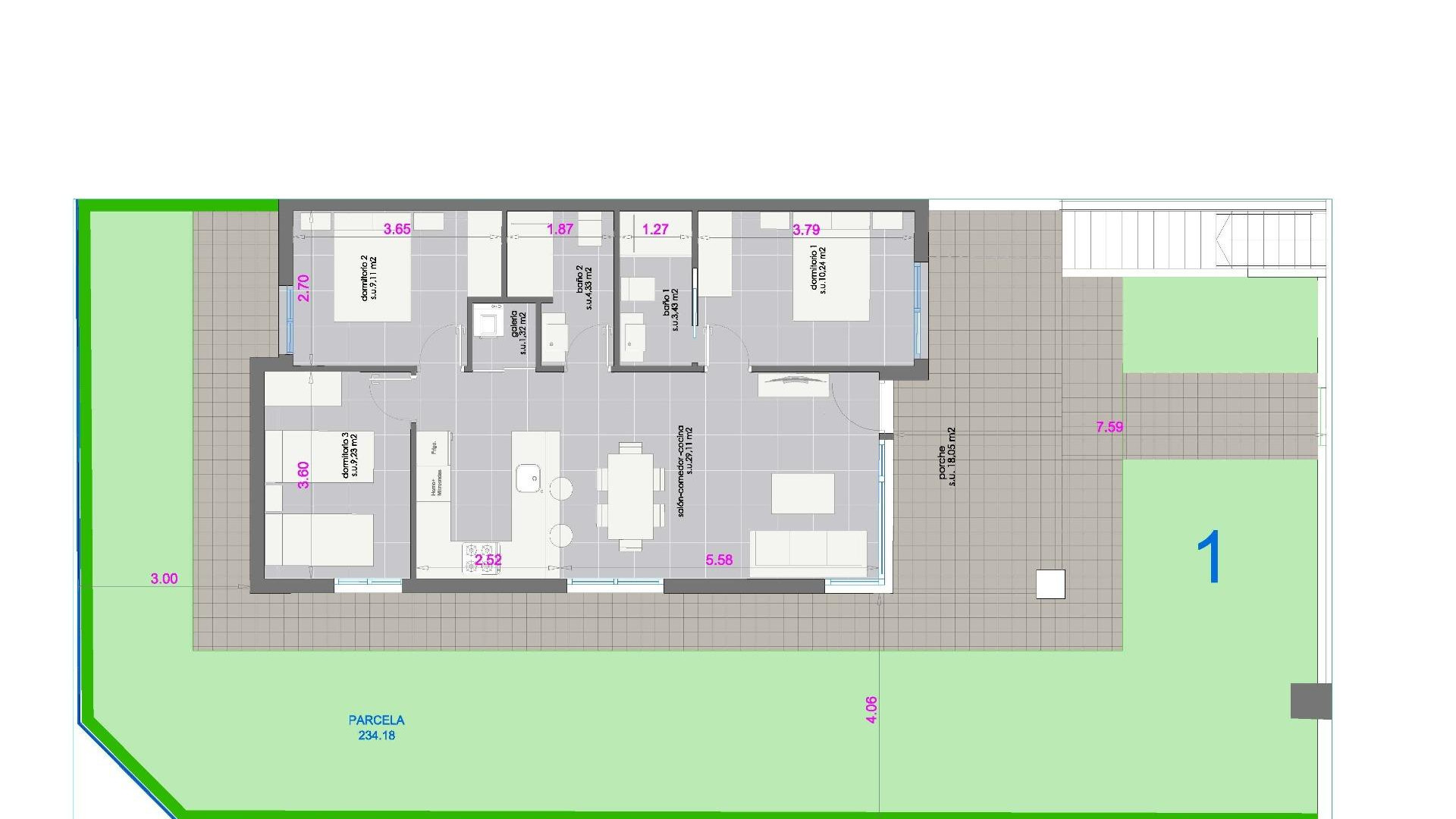 Obra Nueva - Bungalow - Pilar de La Horadada - pueblo
