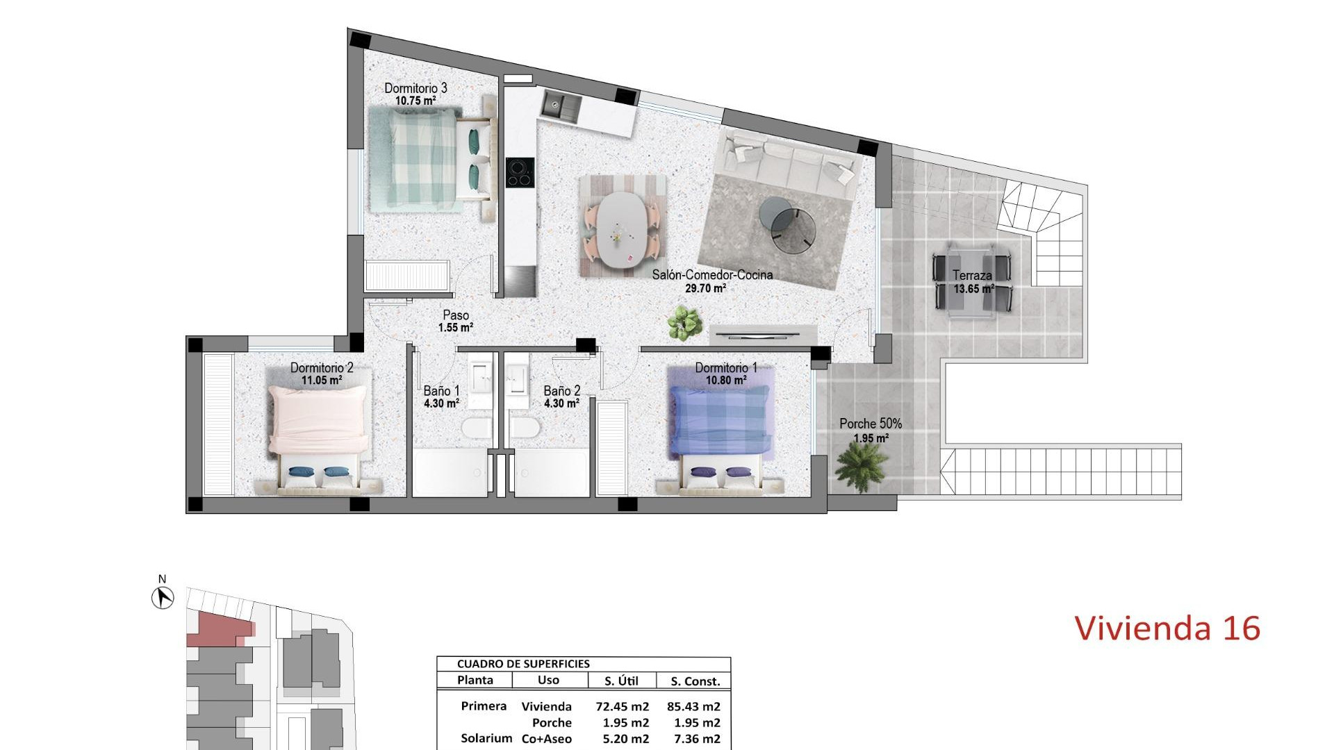 Obra Nueva - Bungalow - Pilar de La Horadada - pueblo