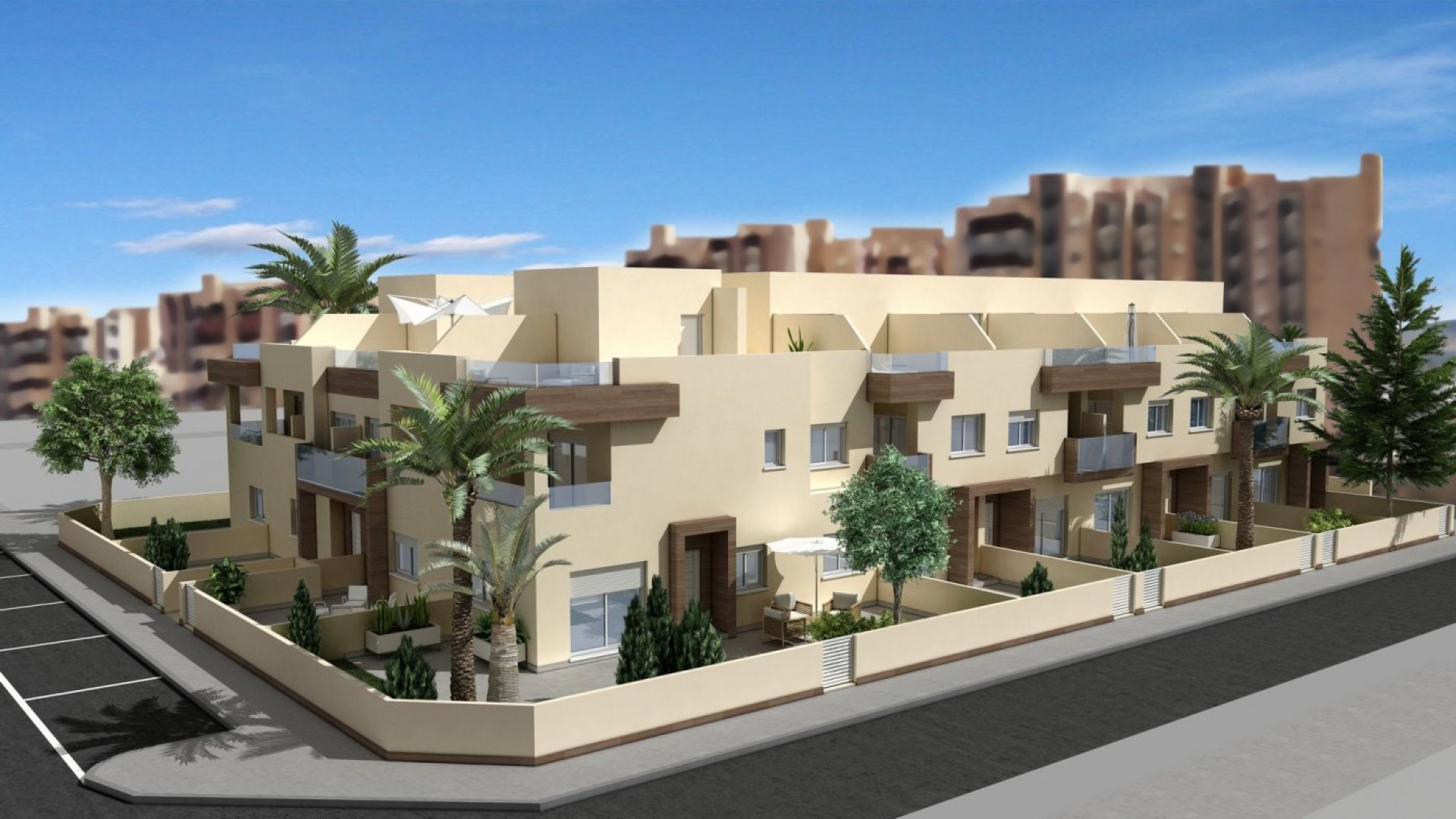 Obra Nueva - Casa adosada - La Manga del Mar Menor - La Manga