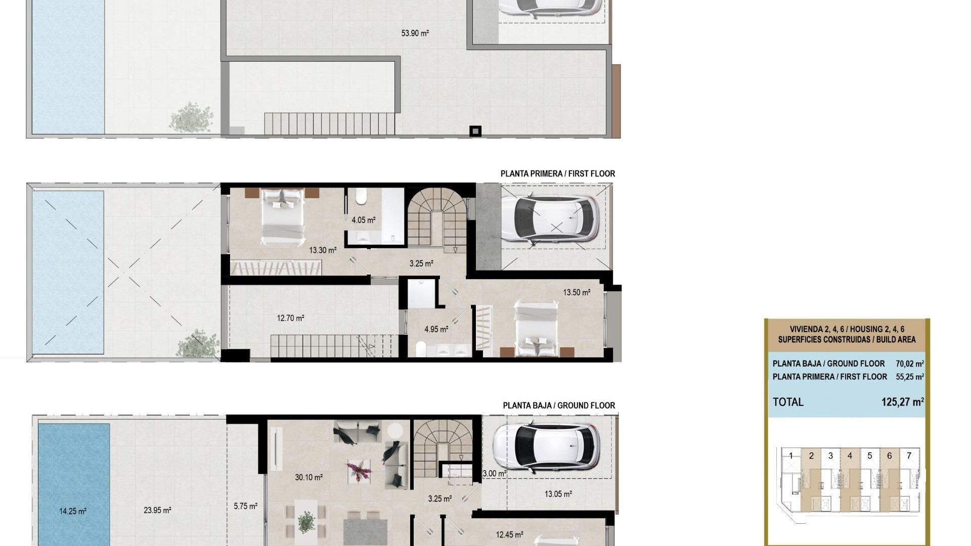 Obra Nueva - Casa adosada - San Javier - pueblo