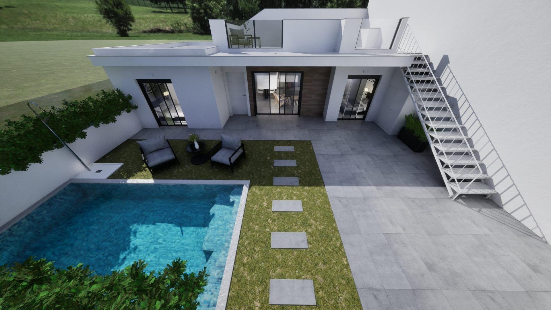 Obra Nueva - casa adosada - Torre Pacheco - pueblo