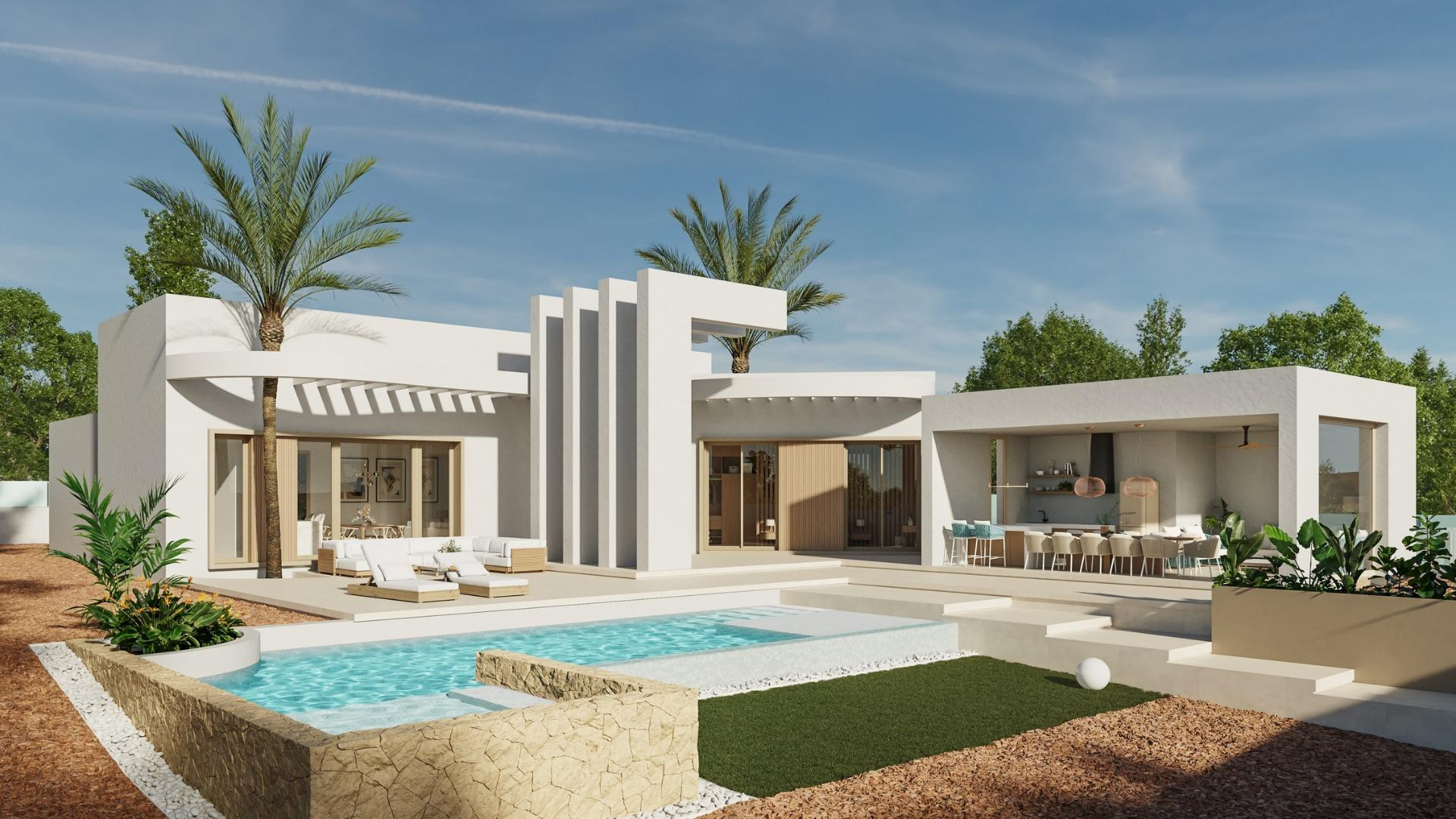 Obra Nueva - Detached Villa - Algorfa - Lomas De La Juliana