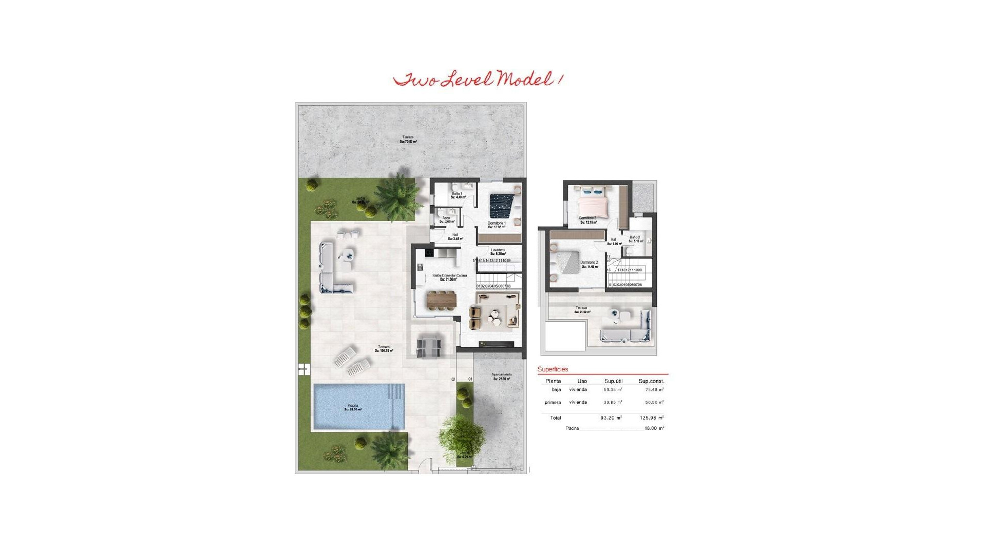 Obra Nueva - Detached Villa - Banos y Mendigo - Altaona Golf