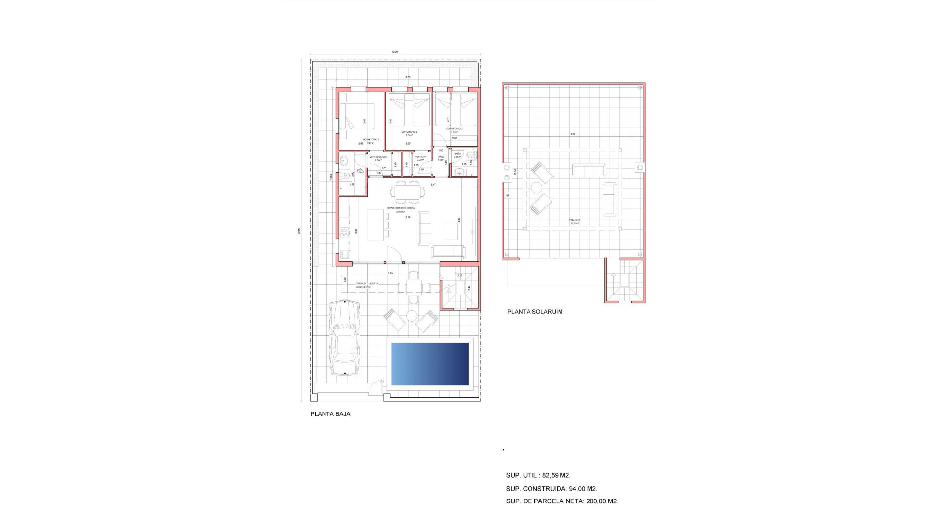 Obra Nueva - Detached Villa - Fuente Alamo de Murcia - La Pinilla