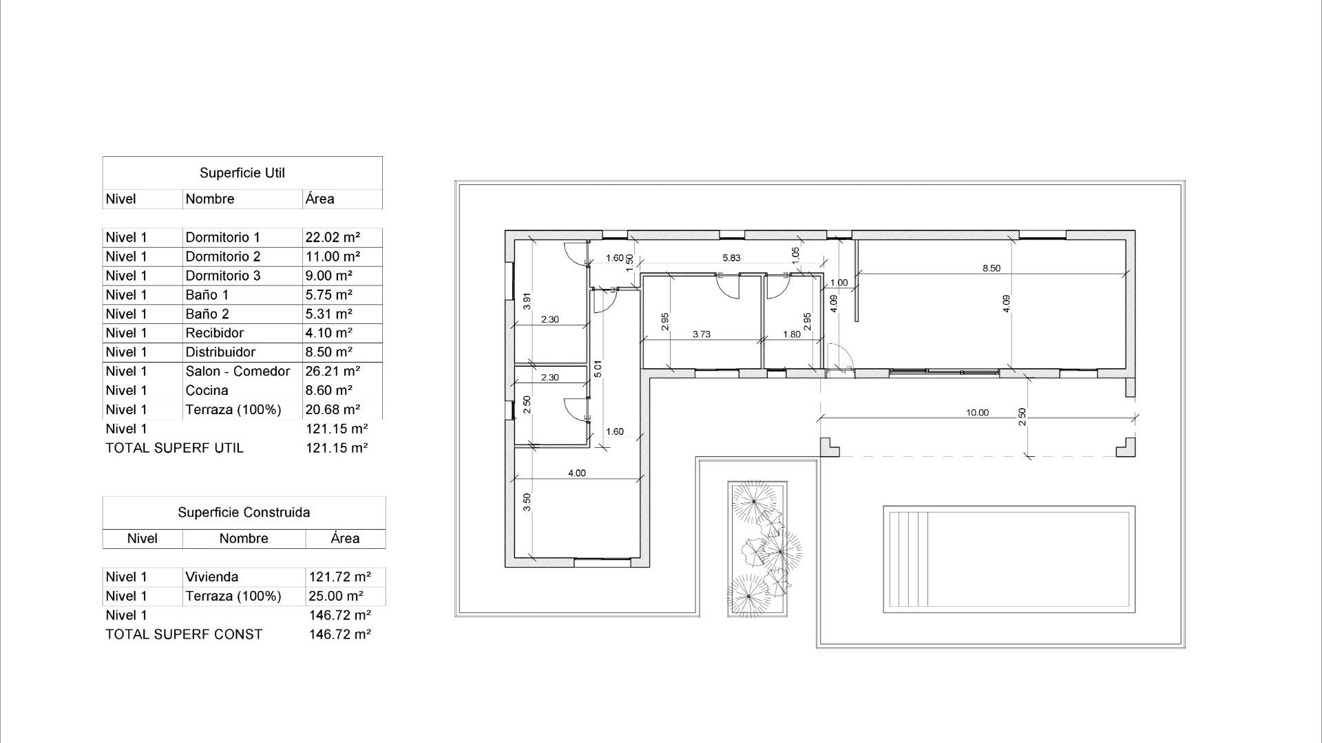 Obra Nueva - Detached Villa - Pinoso - Lel