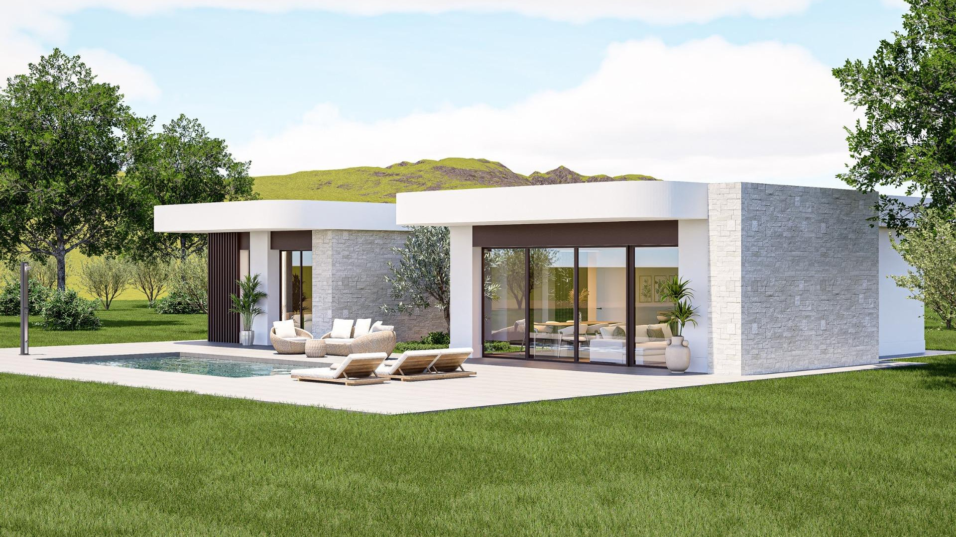 Obra Nueva - Detached Villa - Pinoso - Lel