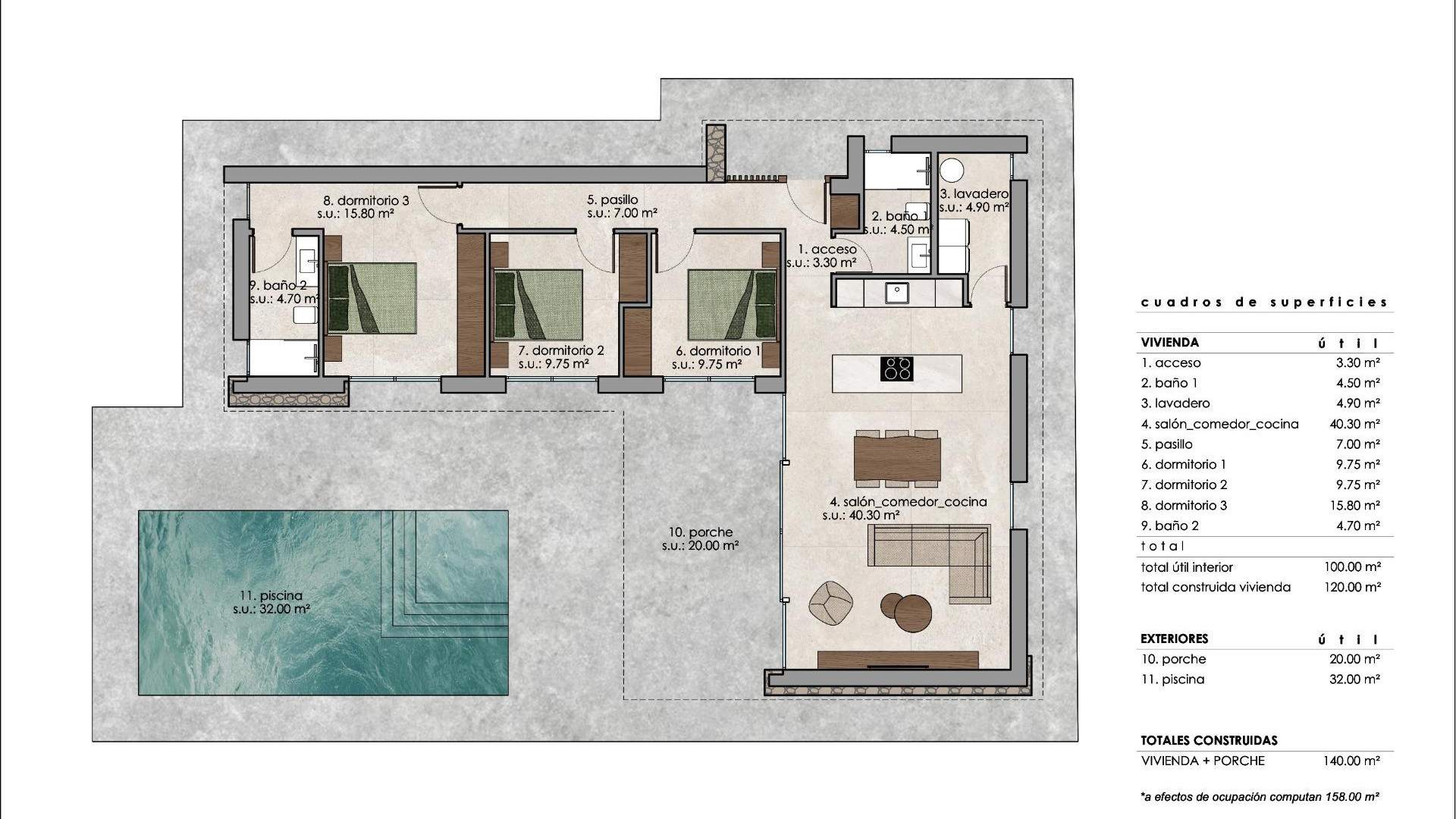 Obra Nueva - Detached Villa - Pinoso - Lel